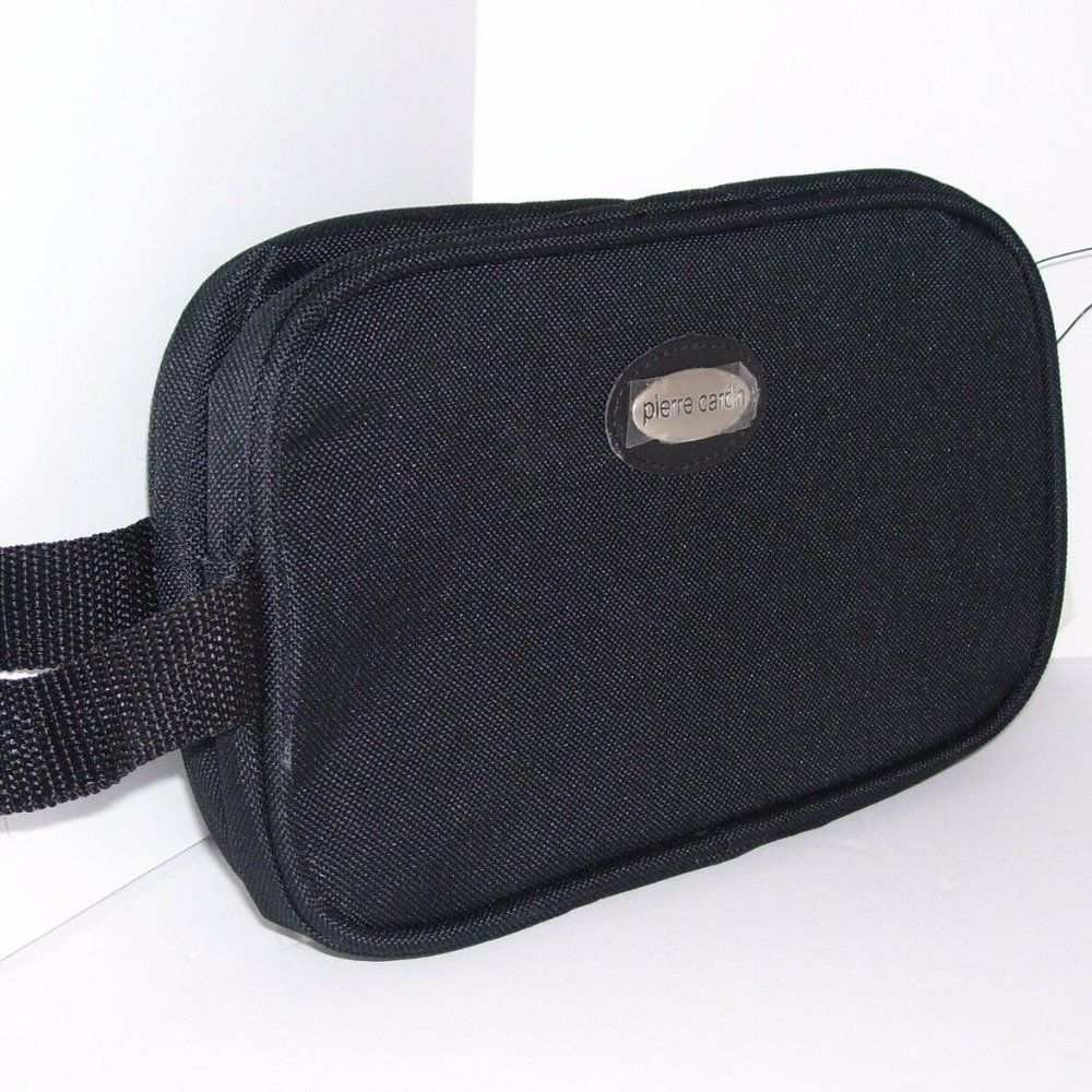 Pierre Cardin Utility Kit Travel Bag Black